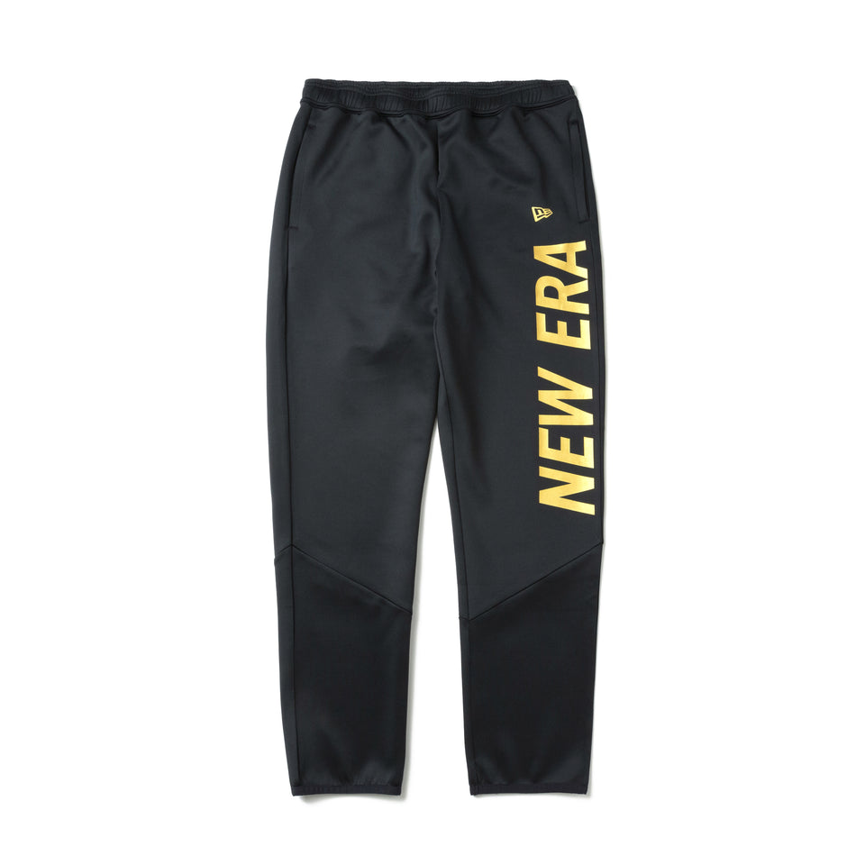 ウォームアップパンツ フラッグ ブラック × ゴールド 【 Performance Apparel 】