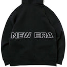 テックスウェット フルジップフーディージャケット ニューエラ ワードマーク バックロゴ ブラック/ホワイト 【NEW ERA WORKOUT】