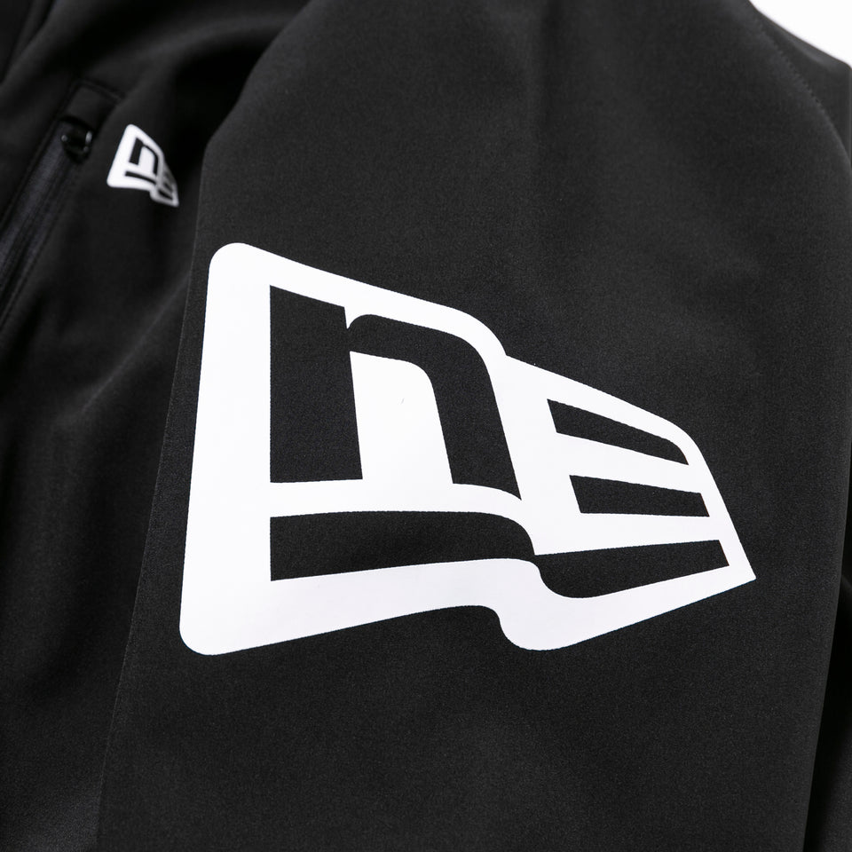 ライトシェルジャケット フラッグ ブラック × ホワイト【Performance Apparel】