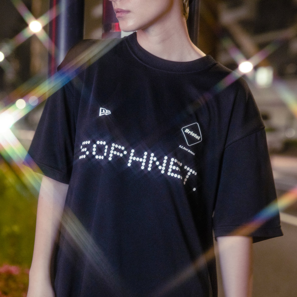 半袖 テックTシャツ F.C.Real Bristol NEW ERA 100th ブラック