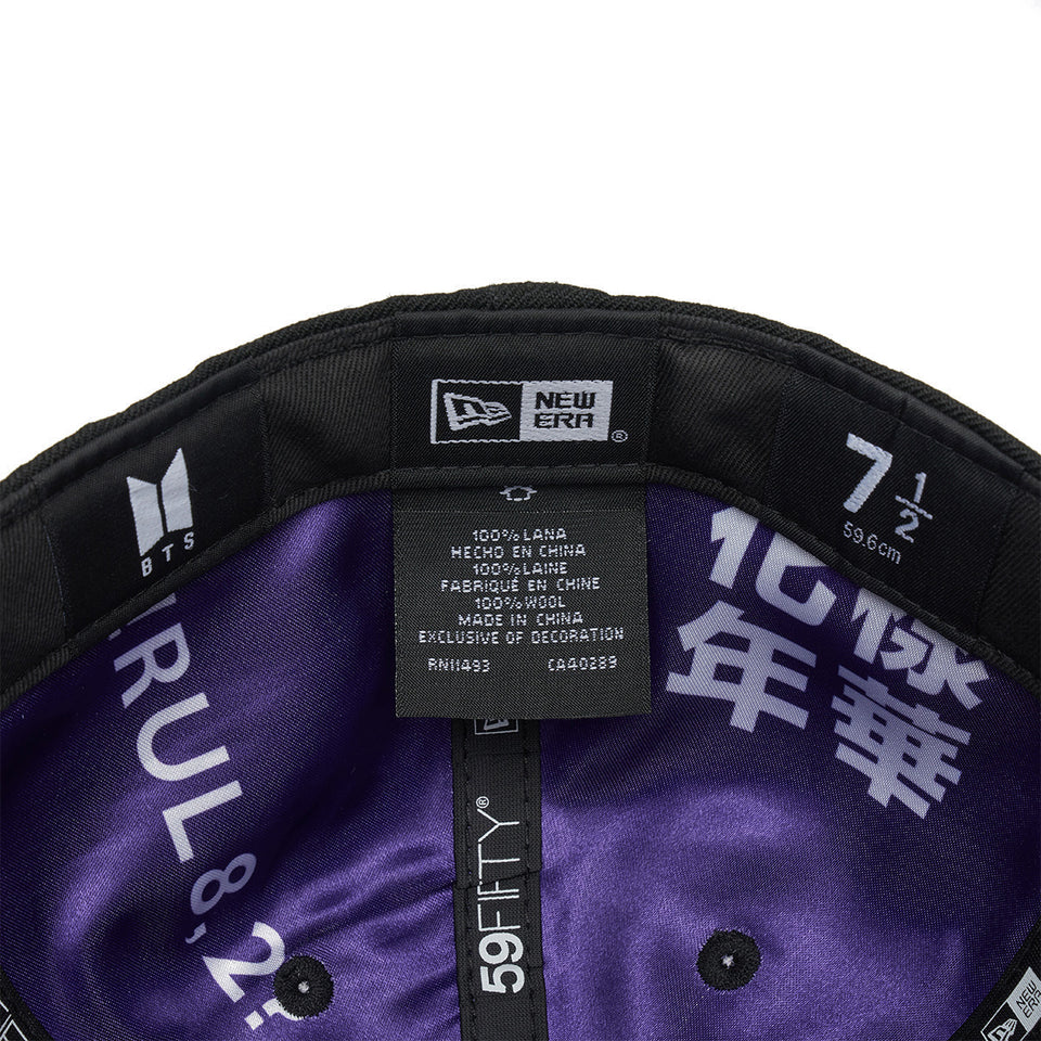 59FIFTY BTS BEYOND THE SCENE ブラック - 12580262-700| NEW ERA ニューエラ公式オンラインストア