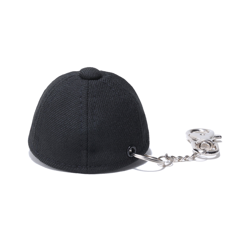 キャップキーホルダー Yohji Yamamoto SS21 シグネチャーロゴ ブラック × メタリックゴールド