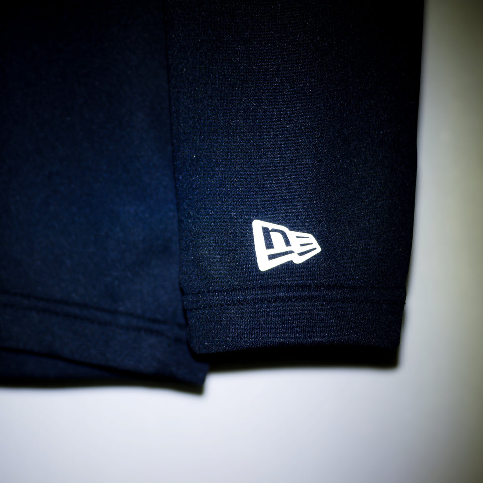 長袖 テックTシャツ オールドロゴ アーカイブ ブラック × ゴールド 【 Performance Apparel 】