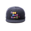 9FIFTY DEE AND RICKY マルチロゴ ネイビー レザーストラップ