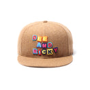 9FIFTY DEE AND RICKY マルチロゴ カーキ レザーストラップ