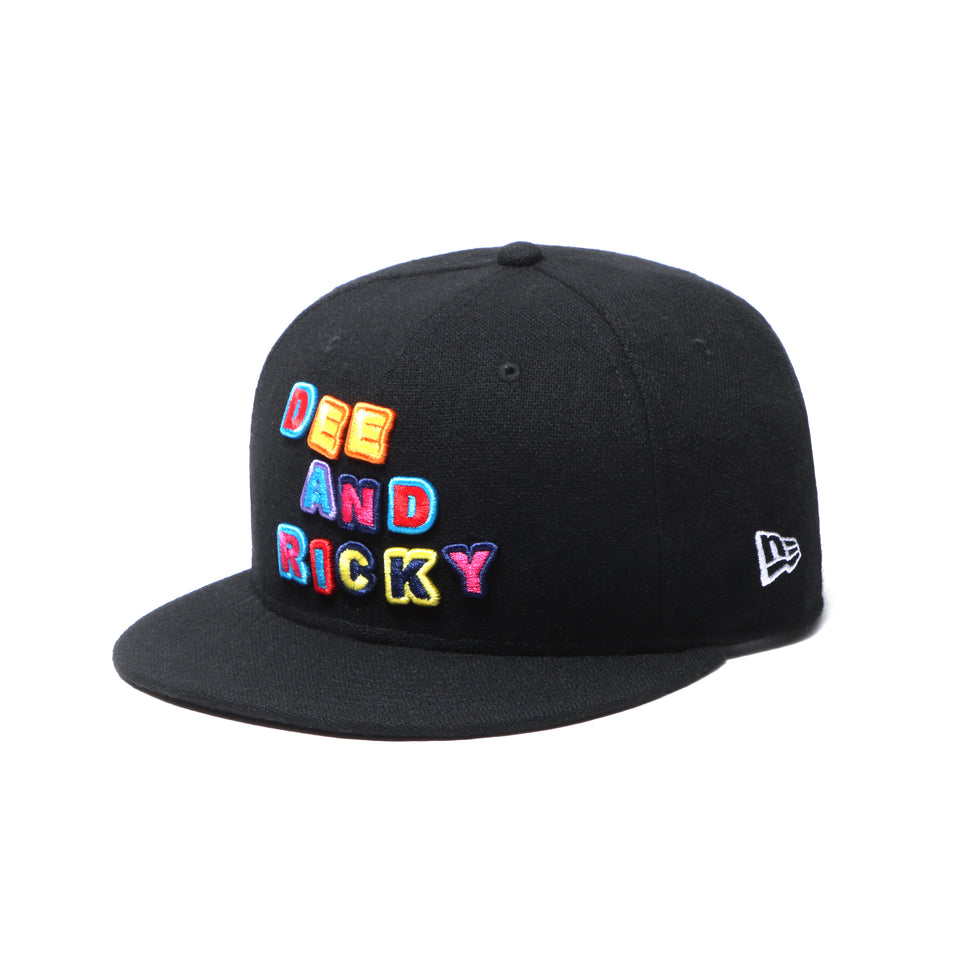 9FIFTY DEE AND RICKY マルチロゴ ブラック レザーストラップ