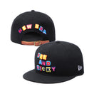 9FIFTY DEE AND RICKY マルチロゴ ブラック レザーストラップ