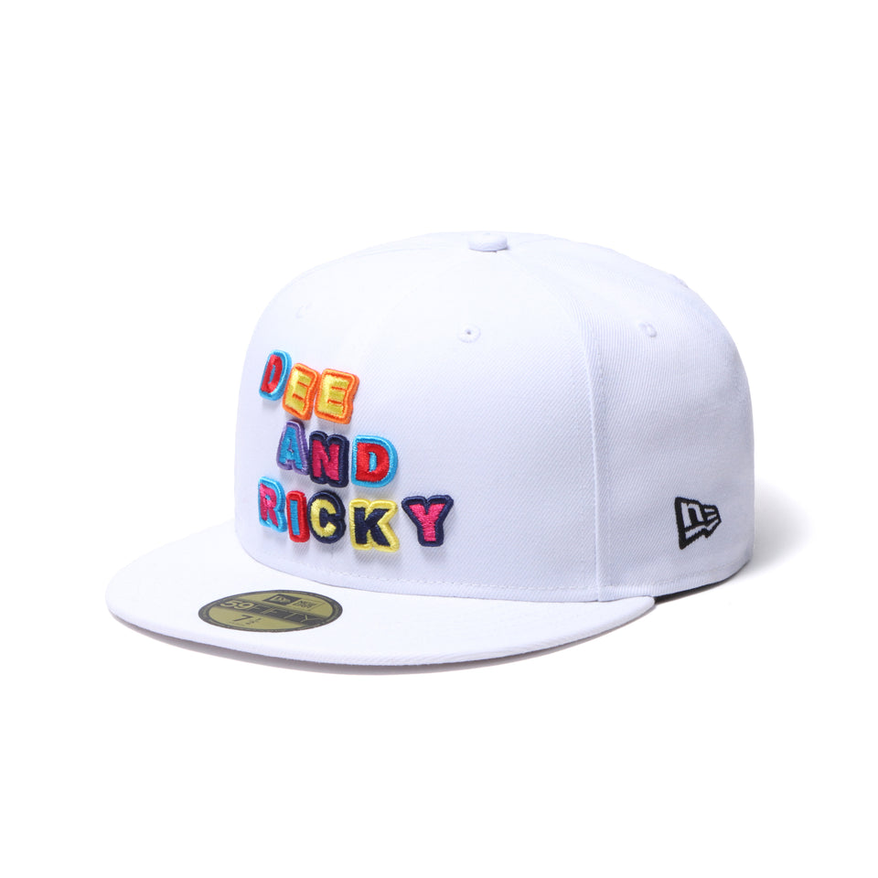 59FIFTY DEE AND RICKY マルチロゴ ホワイト - 12582536-700| NEW ERA ニューエラ公式オンラインストア