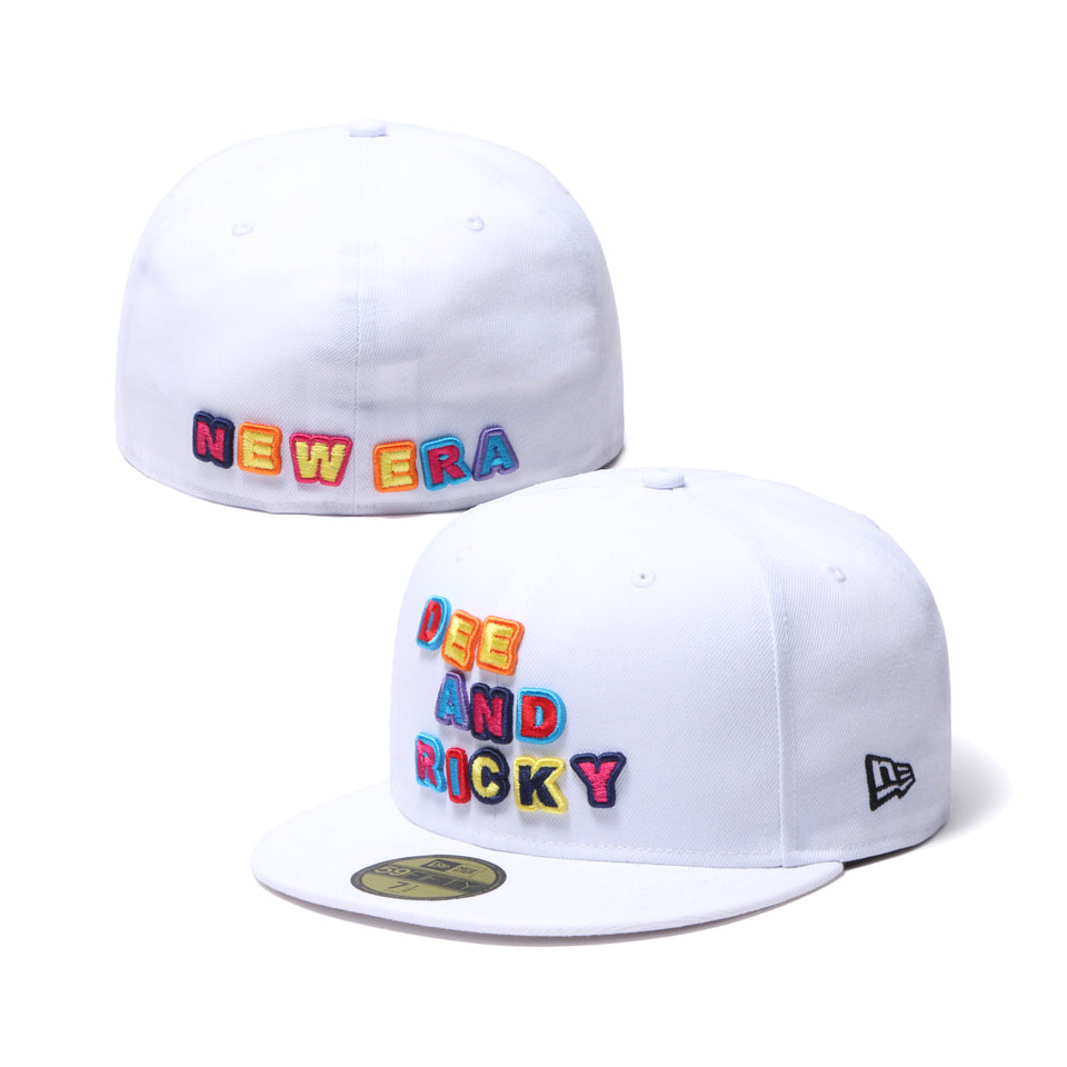 59FIFTY DEE AND RICKY マルチロゴ ホワイト - 12582536-700| NEW ERA ニューエラ公式オンラインストア