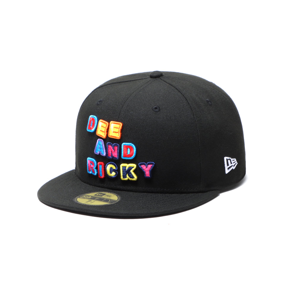59FIFTY DEE AND RICKY マルチロゴ ブラック - 12582538-700| NEW ERA ニューエラ公式オンラインストア