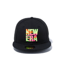 59FIFTY Square Camo Logo ブラック オレンジ/グリーン/ピンク