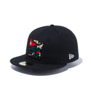 59FIFTY Square Camo Logo ブラック レッド/ベージュ/グリーン