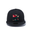 59FIFTY Square Camo Logo ブラック レッド/ベージュ/グリーン