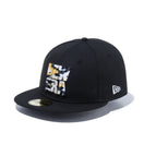 59FIFTY Square Camo Logo ブラック ゴールド/シルバー/グラファイト