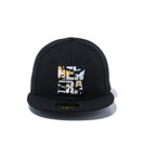 59FIFTY Square Camo Logo ブラック ゴールド/シルバー/グラファイト