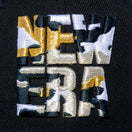 59FIFTY Square Camo Logo ブラック ゴールド/シルバー/グラファイト