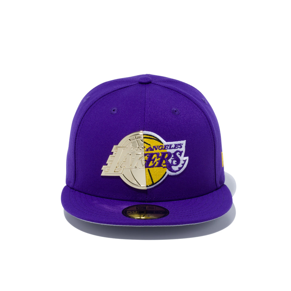 59FIFTY メタル アンド スレッドスプリット ロサンゼルス・レイカーズ トゥルーパープル