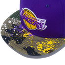 59FIFTY Camo Splatter ロサンゼルス・レイカーズ トゥルーパープル ウッドランドカモバイザー - 12589202-700| NEW ERA ニューエラ公式オンラインストア