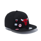 9FIFTY 6パッチ シカゴ・ブルズ ブラック