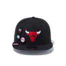 9FIFTY 6パッチ シカゴ・ブルズ ブラック