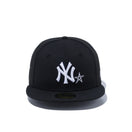 59FIFTY With Star ニューヨーク・ヤンキース ブラック × ホワイト