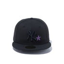 59FIFTY With Star ニューヨーク・ヤンキース ブラック/パープル