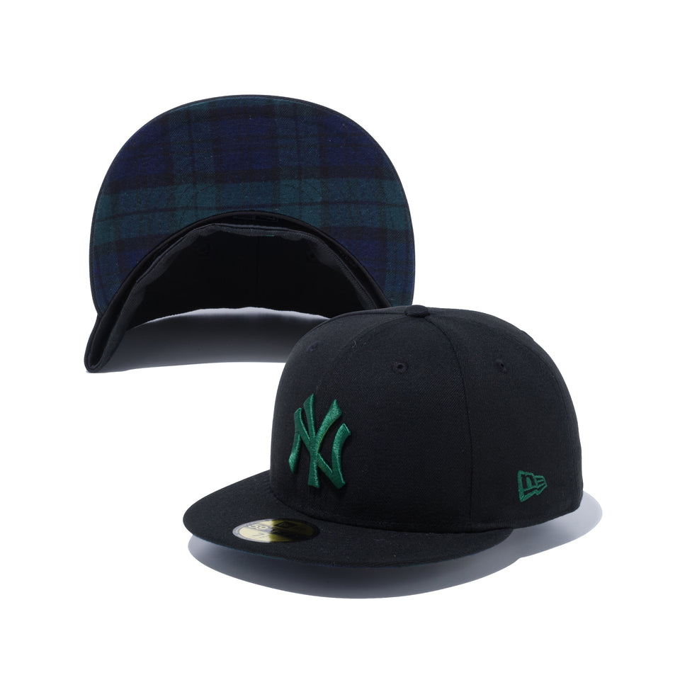 59FIFTY Tartan Check ニューヨーク・ヤンキース ブラック/グリーン