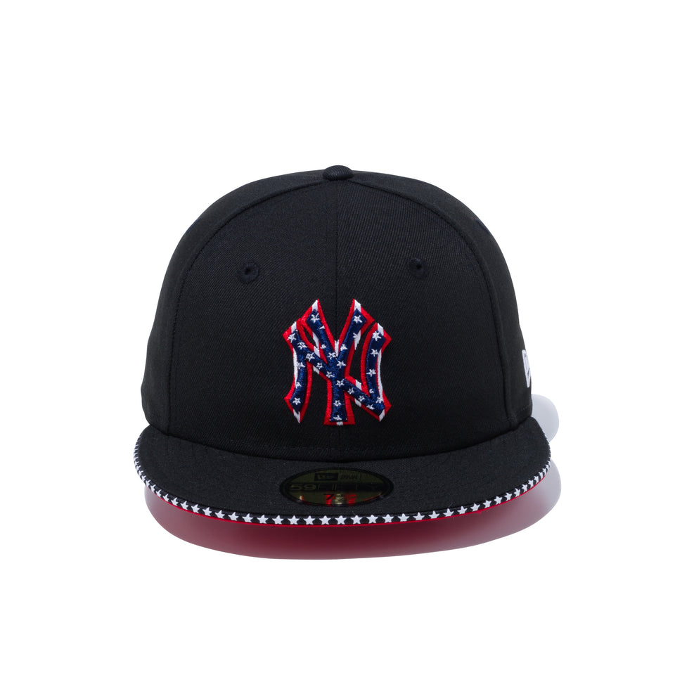 59FIFTY スター サンドイッチバイザー ニューヨーク・ヤンキース スターロゴ ブラック