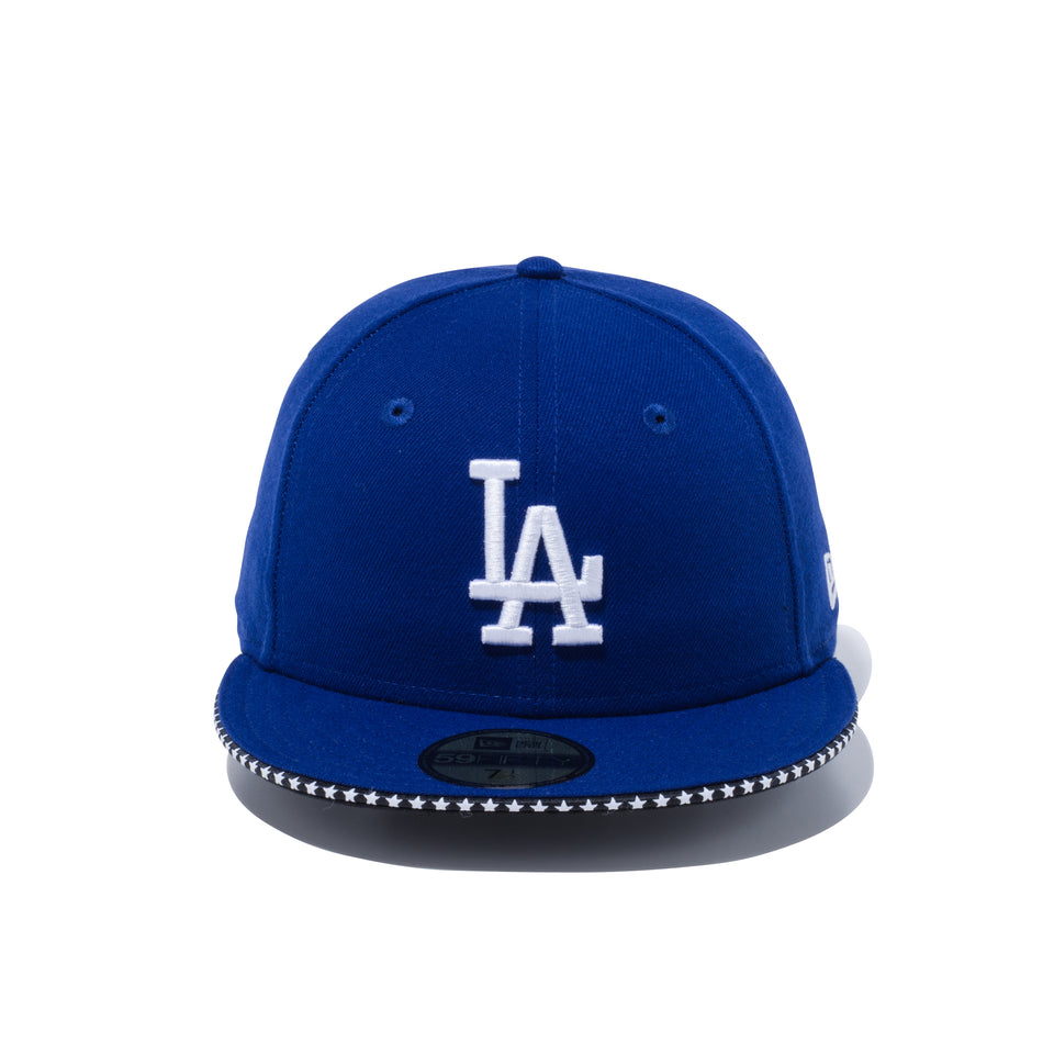 59FIFTY スター サンドイッチバイザー ロサンゼルス・ドジャース ダークロイヤル