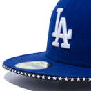 59FIFTY スター サンドイッチバイザー ロサンゼルス・ドジャース ダークロイヤル