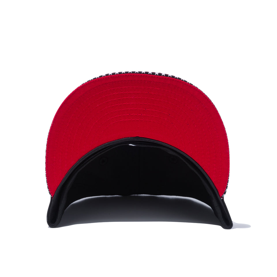 59FIFTY スター サンドイッチバイザー ロサンゼルス・ドジャース スターロゴ ブラック
