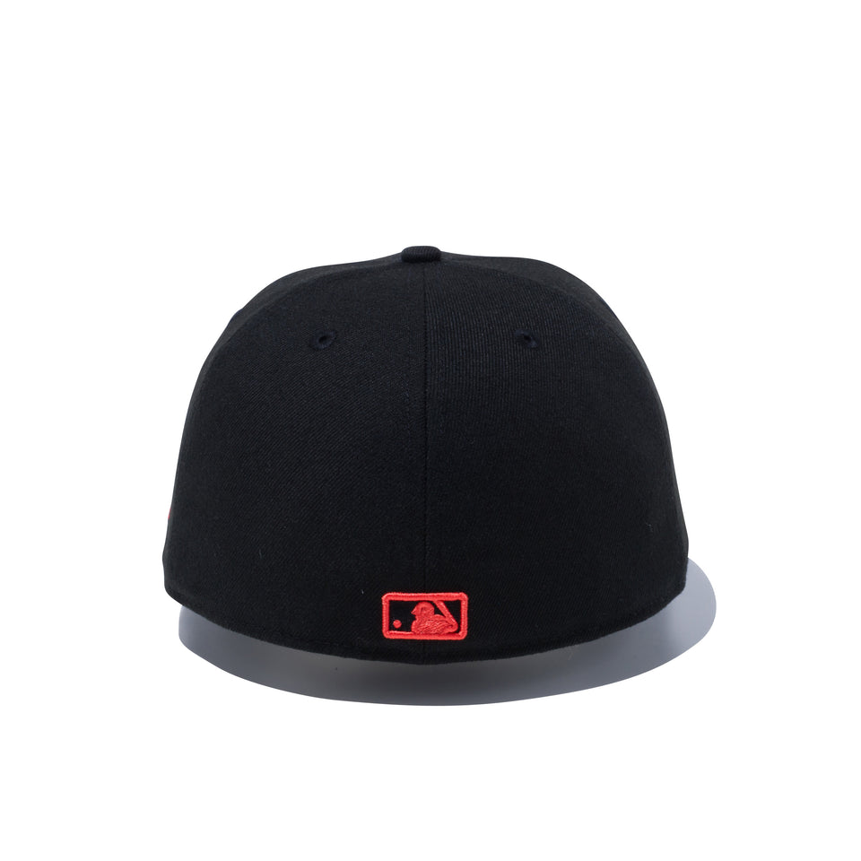 59FIFTY MLB ネオンフレーム ニューヨーク・ヤンキース ブラック/ラヴァレッド