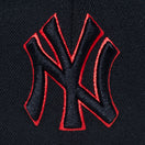 59FIFTY MLB ネオンフレーム ニューヨーク・ヤンキース ブラック/ラヴァレッド