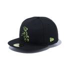 59FIFTY MLB ネオンフレーム シカゴ・ホワイトソックス ブラック/ネオンイエロー