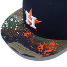 59FIFTY Camo Splatter ヒューストン・アストロズ ネイビー ウッドランドカモバイザー - 12589227-700| NEW ERA ニューエラ公式オンラインストア