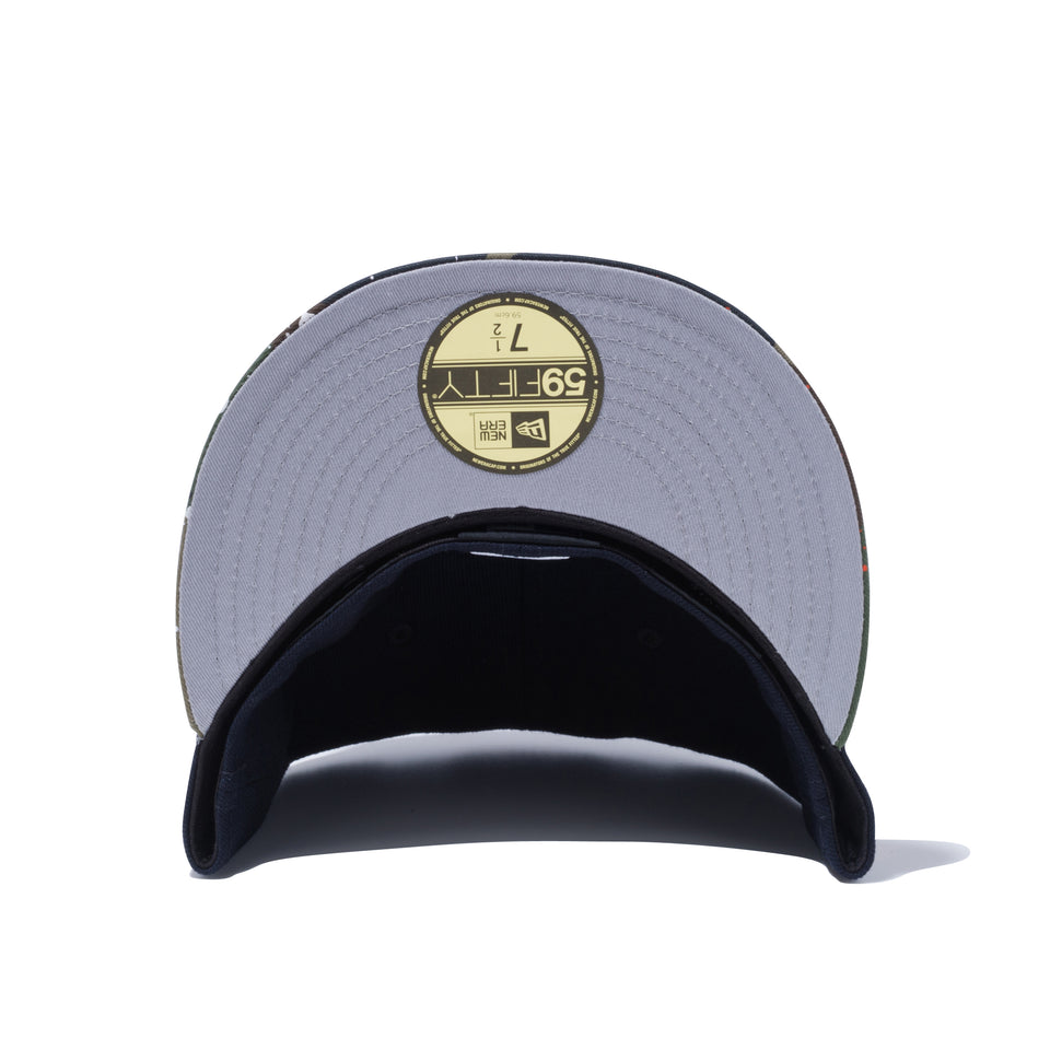 59FIFTY Camo Splatter ヒューストン・アストロズ ネイビー ウッドランドカモバイザー - 12589227-700| NEW ERA ニューエラ公式オンラインストア