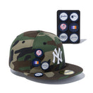 59FIFTY 6パッチ ニューヨーク・ヤンキース ウッドランドカモ - 12589230-700| NEW ERA ニューエラ公式オンラインストア