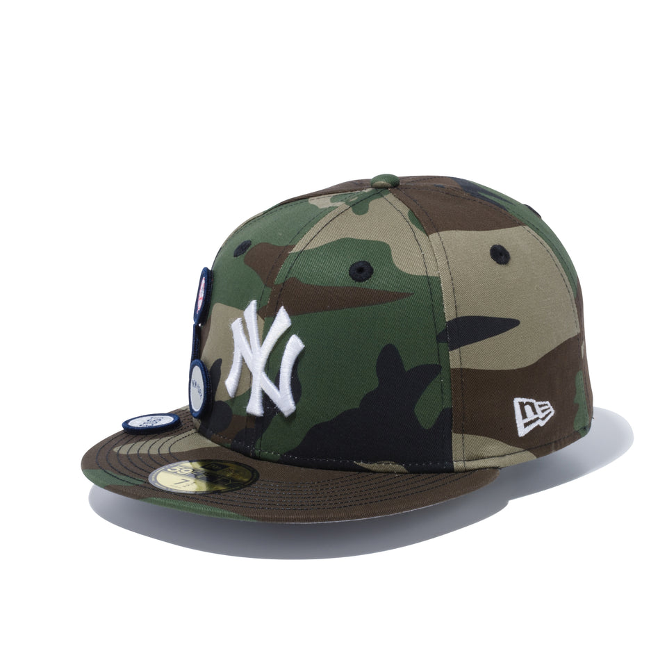 59FIFTY 6パッチ ニューヨーク・ヤンキース ウッドランドカモ - 12589230-700| NEW ERA ニューエラ公式オンラインストア