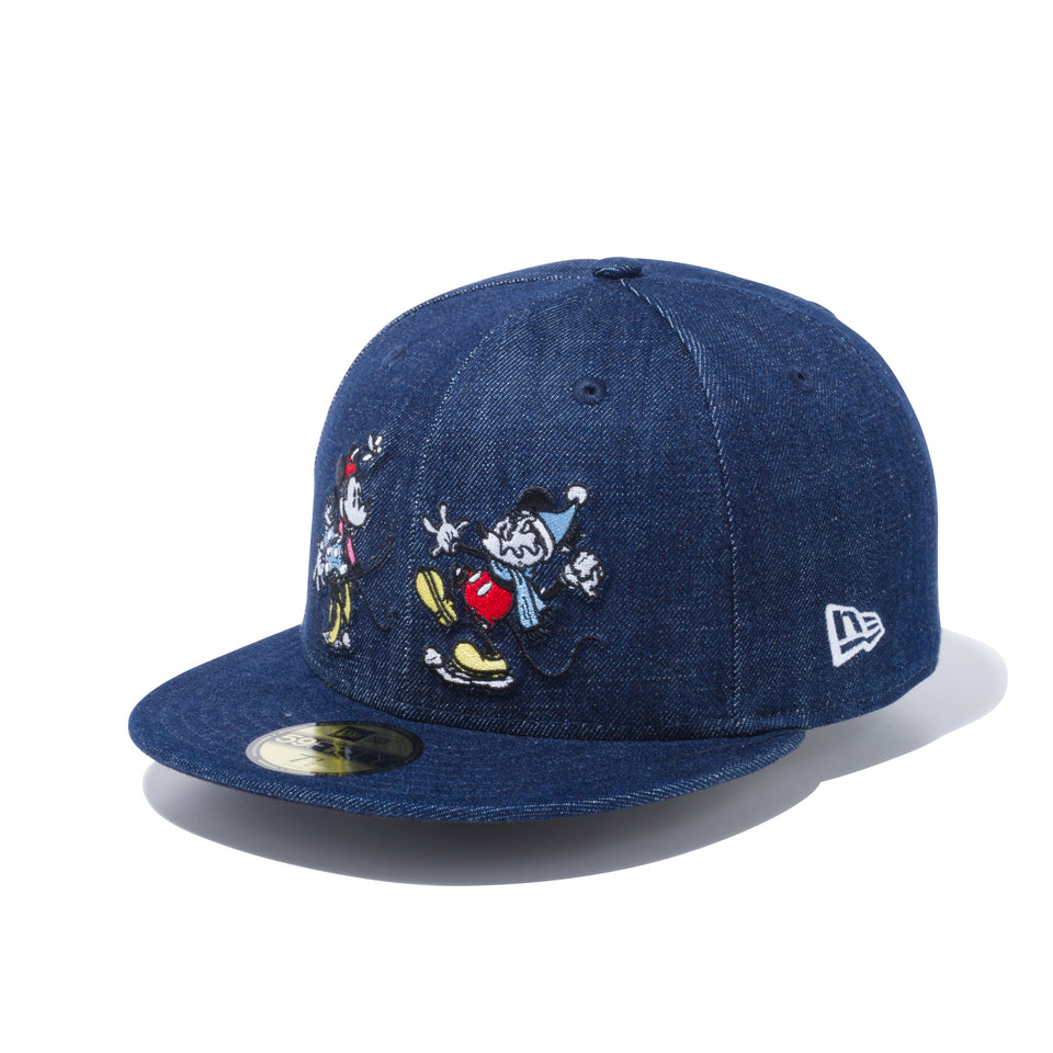 59FIFTY ディズニー ウインター ミッキーマウス&ミニーマウス インディゴデニム