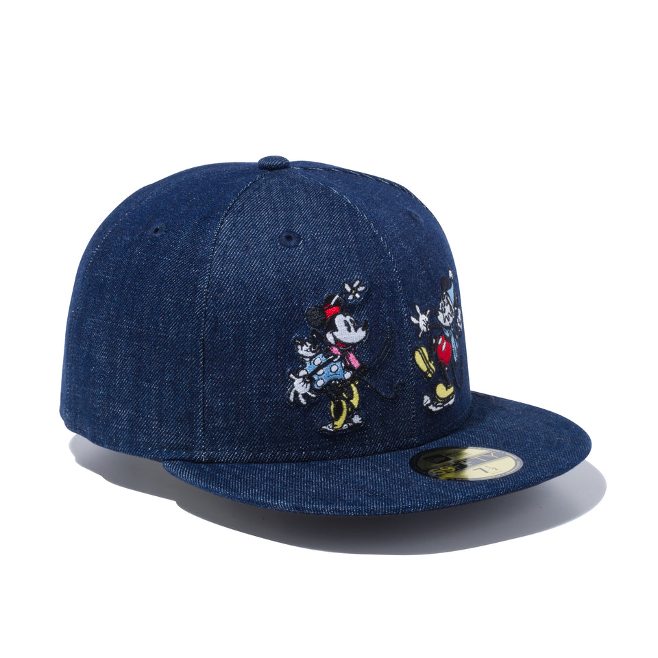 59FIFTY ディズニー ウインター ミッキーマウス&ミニーマウス インディゴデニム