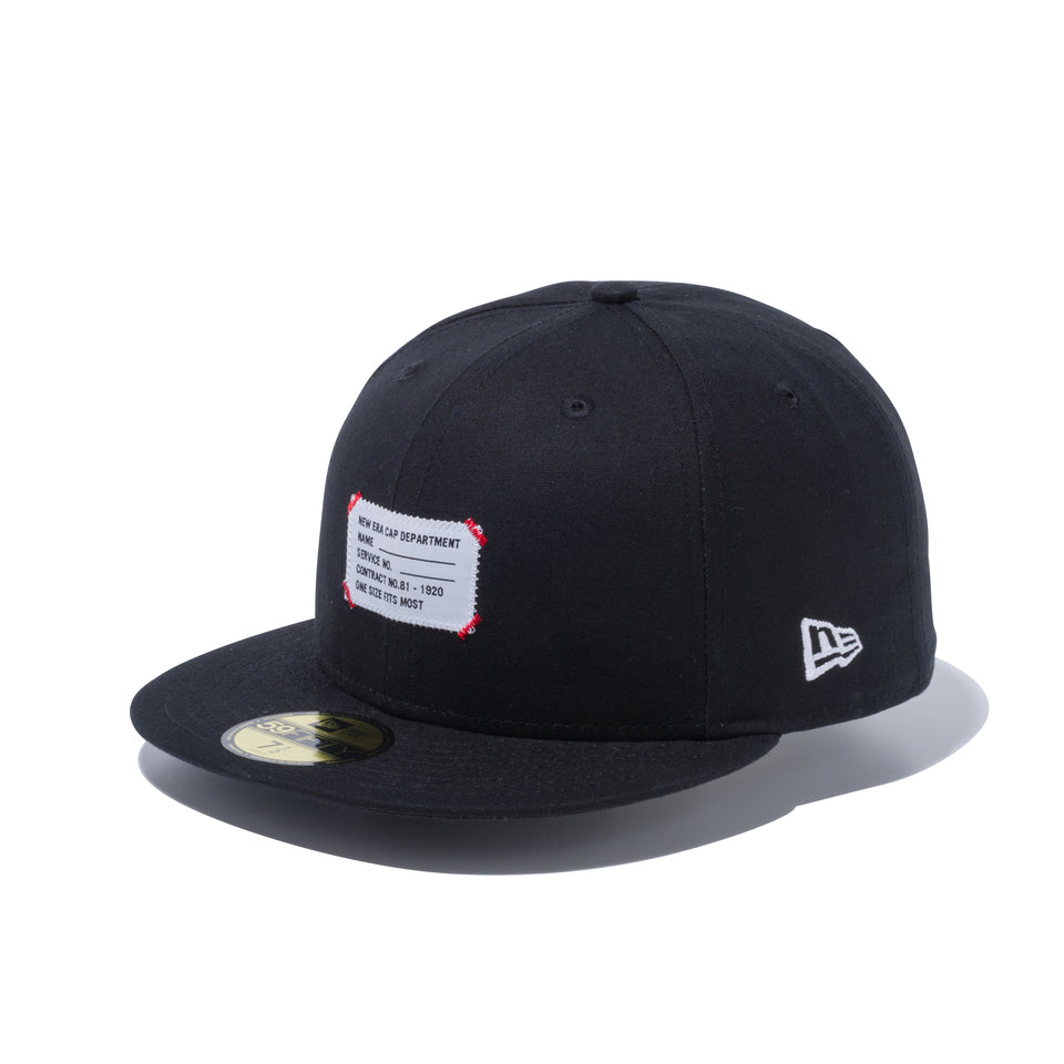 59FIFTY バータック ウーブンラベル ブラック