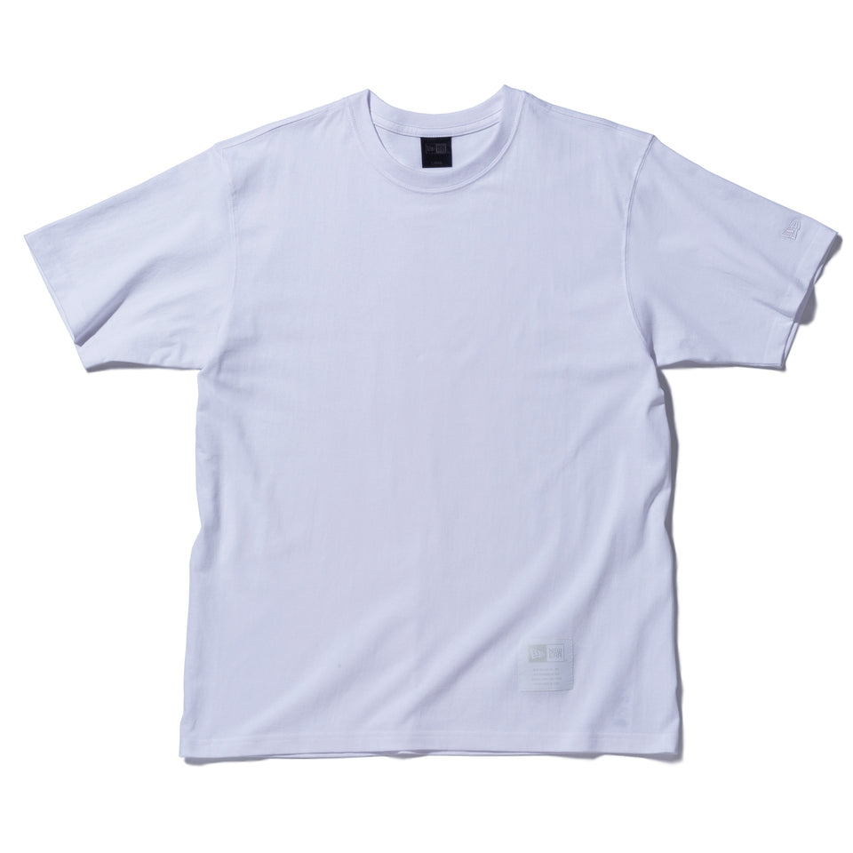 半袖 コットン Tシャツ NEW ERA BLACK LABEL ホワイト リラックスフィット