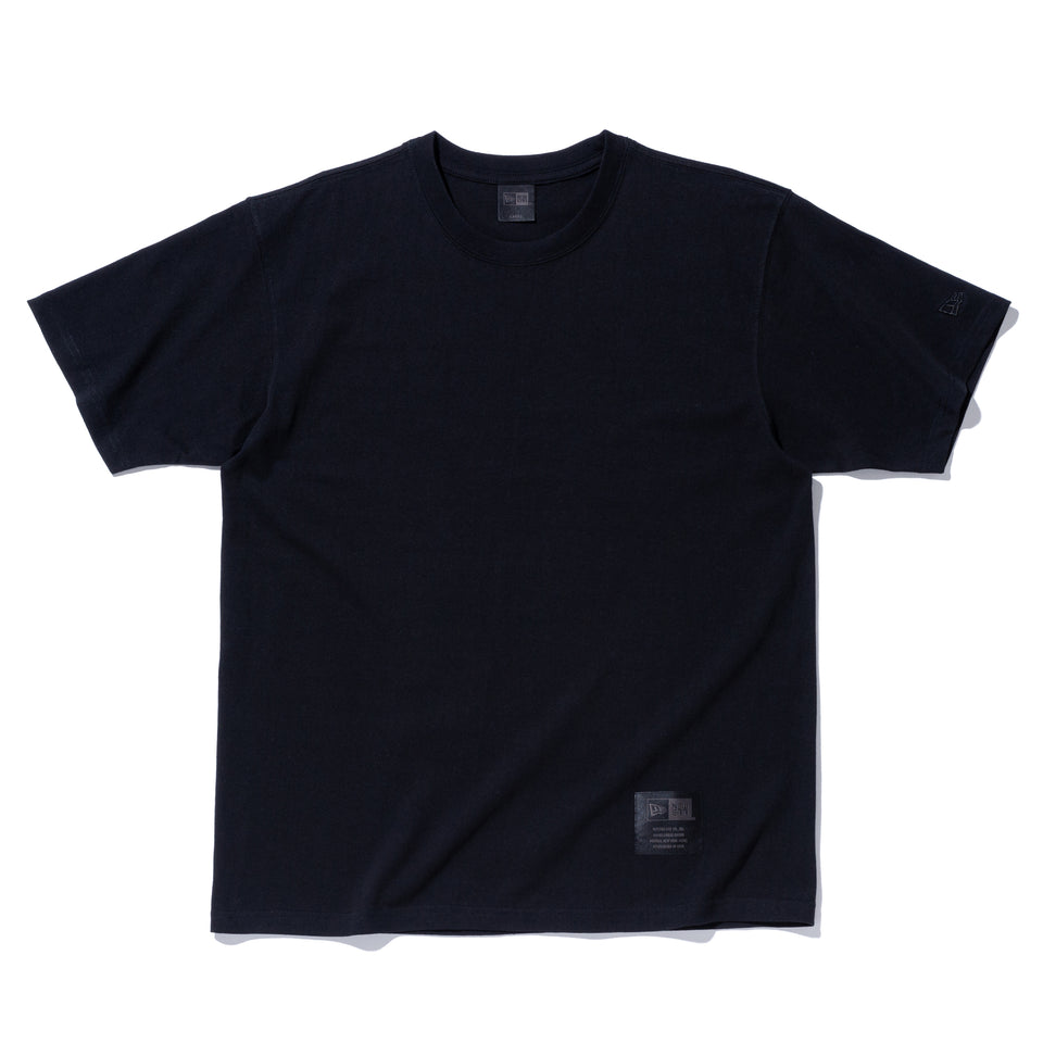 半袖 コットン Tシャツ NEW ERA BLACK LABEL ブラック リラックスフィット