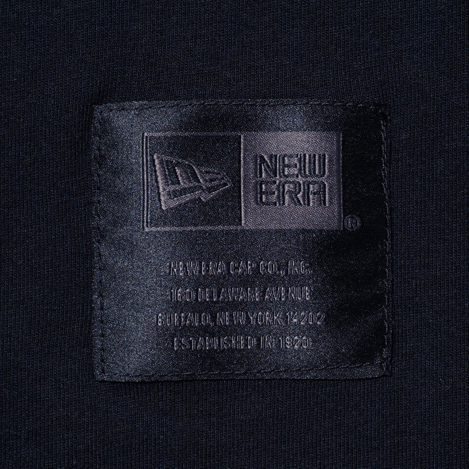 オーバーサイズド 半袖 コットン Tシャツ NEW ERA BLACK LABEL ブラック