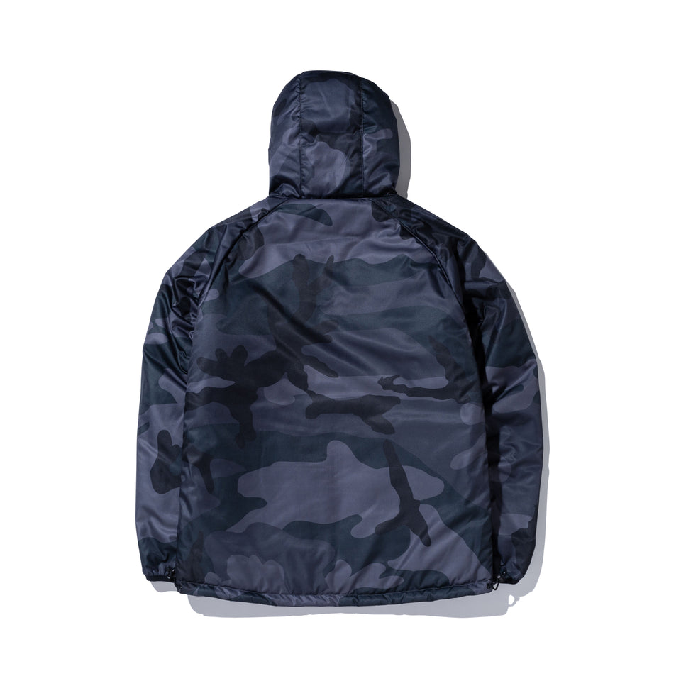 リバーシブル パフジャケット NEW ERA BLACK LABEL ブラック/ブラックカモ