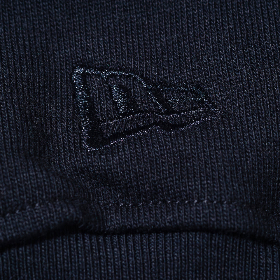長袖 ラグビーシャツ NEW ERA BLACK LABEL ヘビーウェイト ブラック