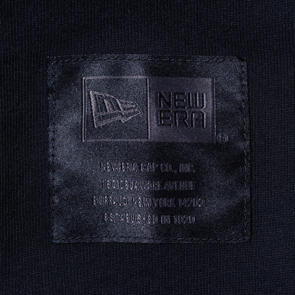 長袖 ラグビーシャツ NEW ERA BLACK LABEL ヘビーウェイト ブラック