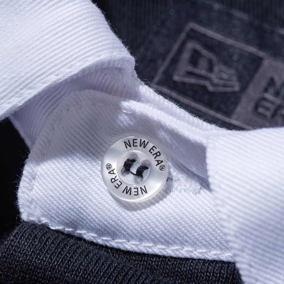 長袖 ラグビーシャツ NEW ERA BLACK LABEL ヘビーウェイト ブラック