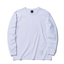 長袖 コットン Tシャツ NEW ERA BLACK LABEL ホワイト リラックスフィット