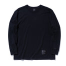 長袖 コットン Tシャツ NEW ERA BLACK LABEL ブラック リラックスフィット